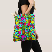 Tropische Pop Ananas Tote Bag (Dichtbij)