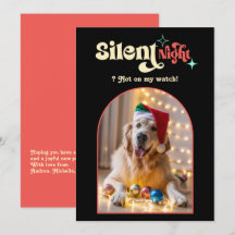 Tropische Pop Grappige Retro Huisdier Hond Kerst F