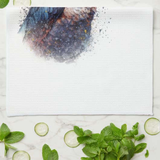 Tropische pracht Toucan Theedoek (Gevouwen)