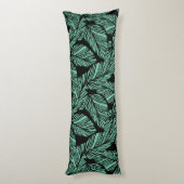 Tropische Print Body Kussen (Achterkant (Verticaal))