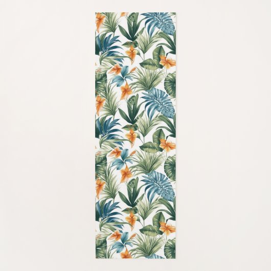 Tropische Print Yoga Mat (Voorkant)
