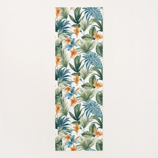 Tropische Print Yoga Mat (Achterkant)