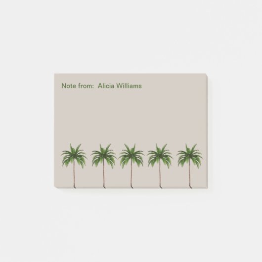 Tropische professionele communicatie post-it® notes (Voorkant)