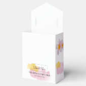 Tropische pruimen rond het huwelijk bedankdoosjes (Geopend)