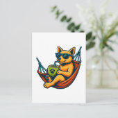 Tropische Puppy Stemmingen Briefkaart (Staand voorkant)