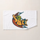 Tropische Puppy Vibes Handdoek (Handdoek)