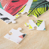 Tropische puzzle legpuzzel (Zijkant)