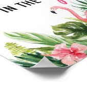 Tropische raad hoeveel Kisses Game Sign Poster (Hoek)