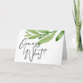 Tropische raad wat de aankondiging van zwangerscha (Voorkant)