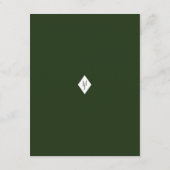 Tropische Receptie Kaart – Botanisch Ontwerp (Achterkant)