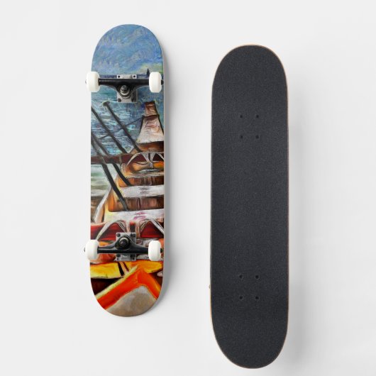 Tropische reeks persoonlijk skateboard (Voorkant)
