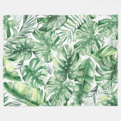 Tropische regen 60x80 fleece deken (Voorkant (Horizontaal))