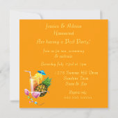 Tropische regenbooggolf Pool Kaart (Achterkant)