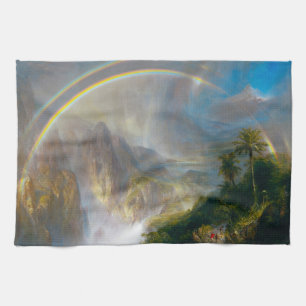 Tropische regenboogschilderkeukenhanddoeken theedoek
