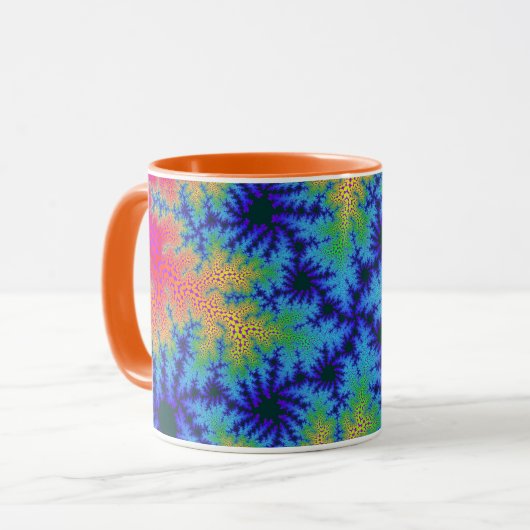 Tropische regenboogspecerij mok (Voorkant links)