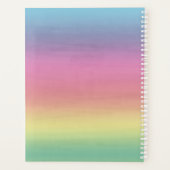 Tropische regenboogzon | Monogrammed Planner (Achterkant)