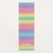 Tropische regenboogzon | Waterverf Yoga Mat (Voorkant)