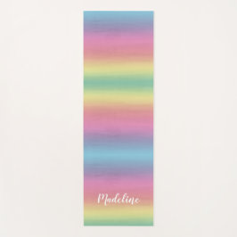 Tropische regenboogzon | Waterverf Yoga Mat