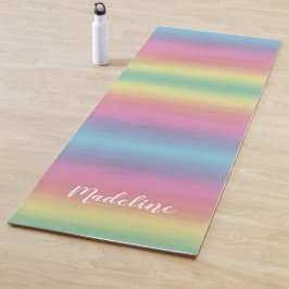 Tropische regenboogzon | Waterverf Yoga Mat