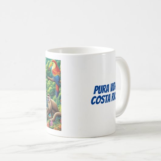 Tropische regenwoud Waterval Koffiemok (Voorkant rechts)