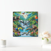 Tropische regenwoud Waterval Vierkante Klok (Huis)