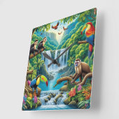 Tropische regenwoud Waterval Vierkante Klok (Hoek)