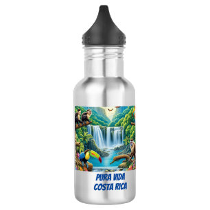 Tropische regenwoud Waterval Waterfles