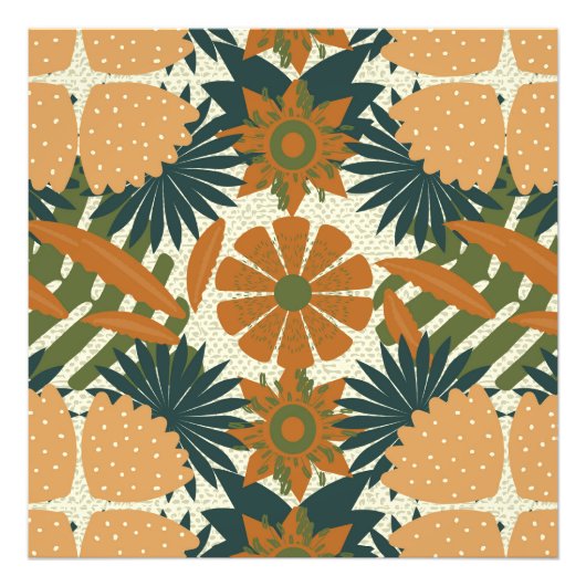 Tropische regenwouden foto afdruk (Voorkant)