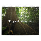 Tropische regenwoudenkalender kalender (Hoes)