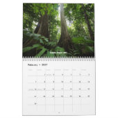 Tropische regenwoudenkalender kalender (Feb 2027)