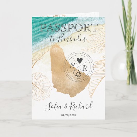 Tropische reis op Barbados Wedding Destination (Voorkant)