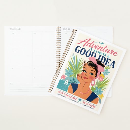 Tropische Reisposter Avontuur Planner (Display)