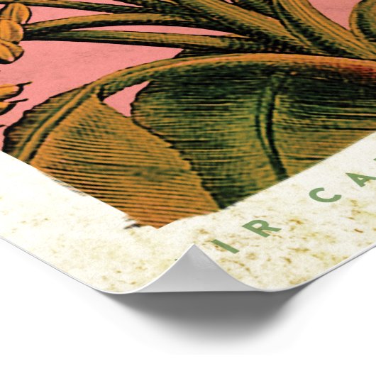 Tropische reisposter Bahamas Poster (Hoek)