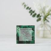 Tropische reisspecialiste Thema Vierkante Visitekaartje (Staand voorkant)