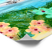 Tropische reizen poster (Hoek)