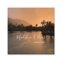 Tropische Reizen QR Code Modern Professioneel