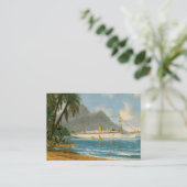 Tropische reizen visitekaartje (Staand voorkant)