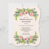 Tropische repetitie diner uitnodiging (Voorkant)