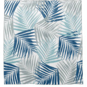 Tropische retro #4 (kustvibes) #palms #decor douchegordijn (Voorkant)