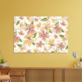 Tropische retro-chemicaliën canvas afdruk (Insitu (Woonkamer))