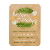 Tropische reuzenrietridder die de datum opslaat magneet (Verticaal)