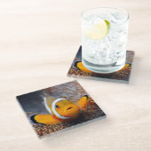 Tropische rifvis - Clownvis Glazen Onderzetter (Schuin)