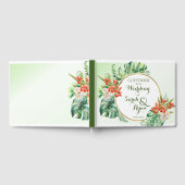 Tropische Ring Wedding Guest Book Gastenboek (Volledig)