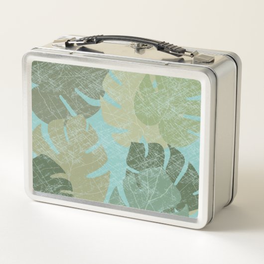 Tropische rode bladeren (Achterkant)