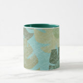 Tropische rode bladeren mok (Midden)