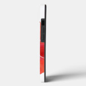 Tropische rode Hibiscus Waterverf Bloem Case-Mate iPhone Case (Achterkant / Links)