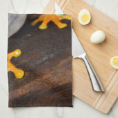 Tropische rode ogen kikker - Agalychnis Callidryas Theedoek (Quarter Fold)