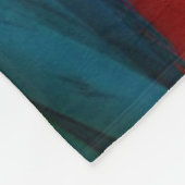 Tropische rode papegaai fleece deken (Hoek)