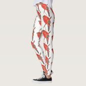 Tropische rode papegaai Thunder_Cove Leggings (Links)