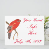 Tropische rode papegaaiverkloer Thunder_Cove (Staand voorkant)